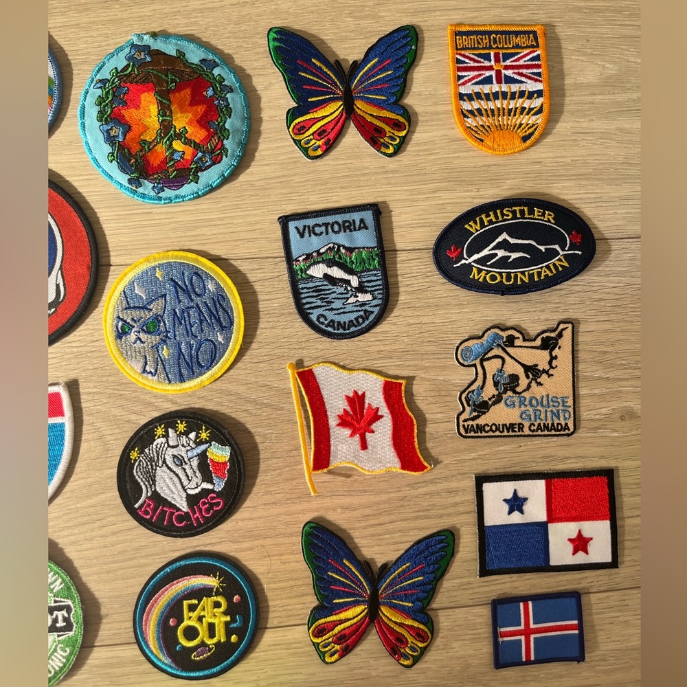 Lot of Patches (22 pieces) Funky Iron-on - Picture 3 of 3